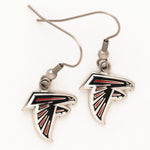 Atlanta Falcons Earrings Jewelry Card