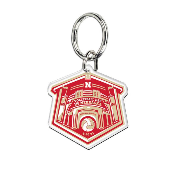 Wholesale-Nebraska Cornhuskers Premium Acrylic Key Ring