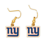 New York Giants Earrings Jewelry Card