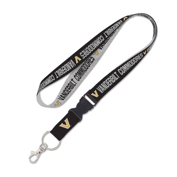 Wholesale-Vanderbilt Commodores HEATHER Lanyard w/detachable buckle 1"