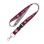 Texas A&M Aggies Lanyard w/detachable buckle 1"