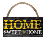 Wichita State Shockers HOME Wood Sign w/Rope 5" x 10"