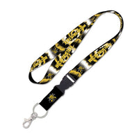 Wholesale-Wichita State Shockers TIE DYE Lanyard w/detachable buckle 1"