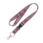 Texas A&M Aggies LEOPARD Lanyard w/detachable buckle 1"