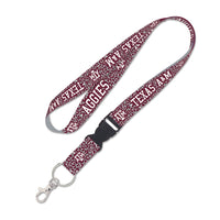 Texas A&M Aggies LEOPARD Lanyard w/detachable buckle 1"