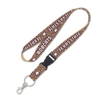 Wholesale-Texas State Bobcats LEOPARD Lanyard w/detachable buckle 1"