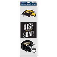 Wholesale-Southern Miss Golden Eagles Southern Mississippi Football Fan Decals 3.75" x 12"