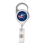 Columbus Blue Jackets Retrct 2S Prem Badge Holders