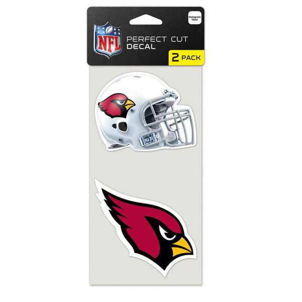 Arizona Cardinals Perfect Cut Decal set of two 4"x4"