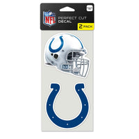 Indianapolis Colts Perfect Cut Decal set of two 4"x4"