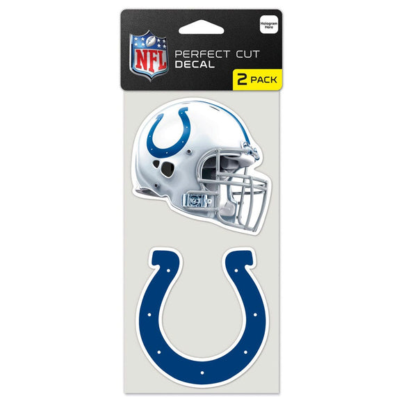 Indianapolis Colts Perfect Cut Decal set of two 4"x4"