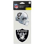 Las Vegas Raiders Perfect Cut Decal set of two 4"x4"