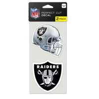Las Vegas Raiders Perfect Cut Decal set of two 4"x4"