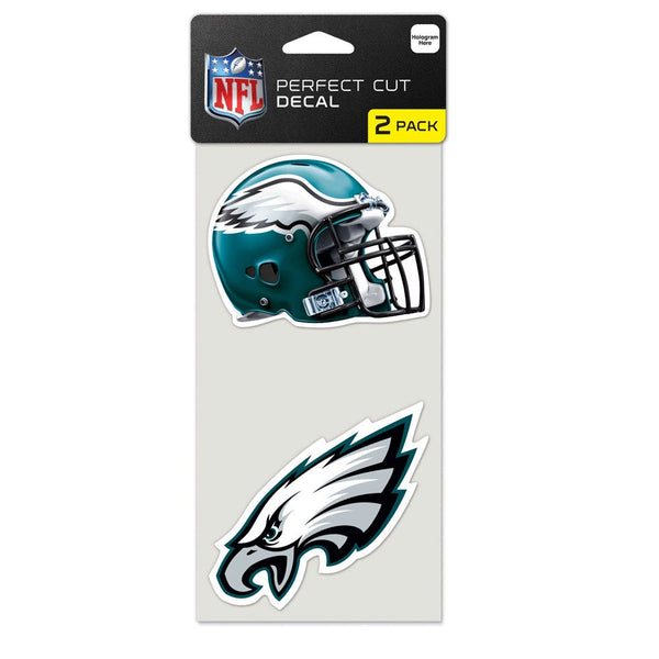 Philadelphia Eagles Perfect Cut Decal set of two 4"x4"