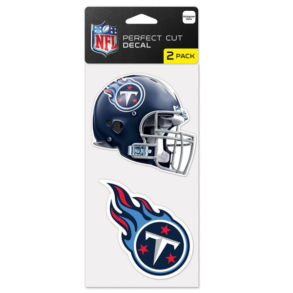 Tennessee Titans Perfect Cut Decal Set of Two 4"x4"