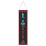 Arizona Diamondbacks Wool Banner 8" x 32"