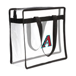 Arizona Diamondbacks Clear Tote Bag