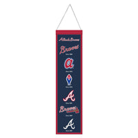 Atlanta Braves Wool Banner 8" x 32"