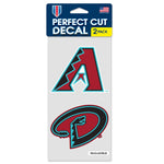 Arizona Diamondbacks Perfect Cut Decal Set of two 4"x4"