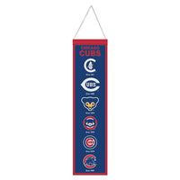 Chicago Cubs Wool Banner 8" x 32"