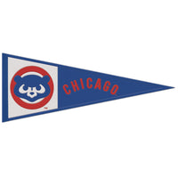 Chicago Cubs / Cooperstown Wool Pennant 13" x 32"