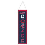 Cleveland Guardians Wool Banner 8" x 32"