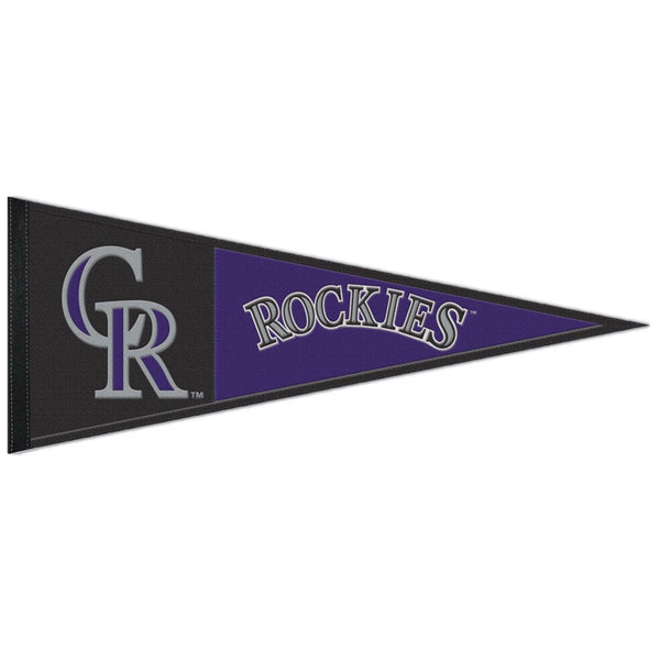 Colorado Rockies Wool Pennant 13" x 32"