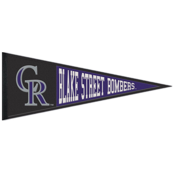 Colorado Rockies Wool Pennant 13" x 32"