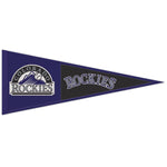 Colorado Rockies / Cooperstown Wool Pennant 13" x 32"