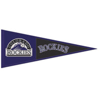 Colorado Rockies / Cooperstown Wool Pennant 13" x 32"