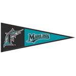 Miami Marlins / Cooperstown Wool Pennant 13" x 32"