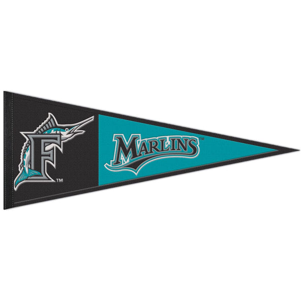 Miami Marlins / Cooperstown Wool Pennant 13" x 32"