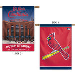 St. Louis Cardinals Stadium MLB Vertical Flag 2 Sided 28" x 40"