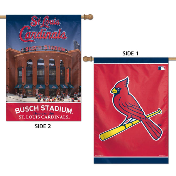 St. Louis Cardinals Stadium MLB Vertical Flag 2 Sided 28" x 40"