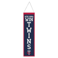Minnesota Twins Wool Banner 8" x 32"