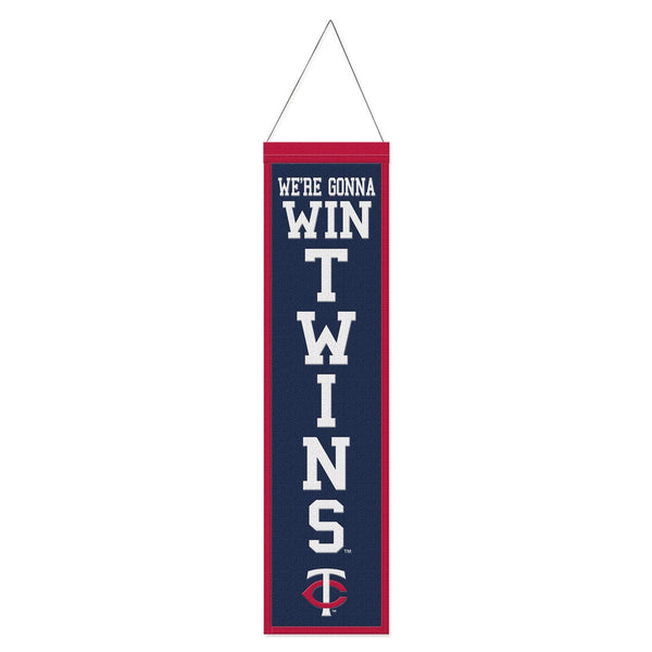 Minnesota Twins Wool Banner 8" x 32"