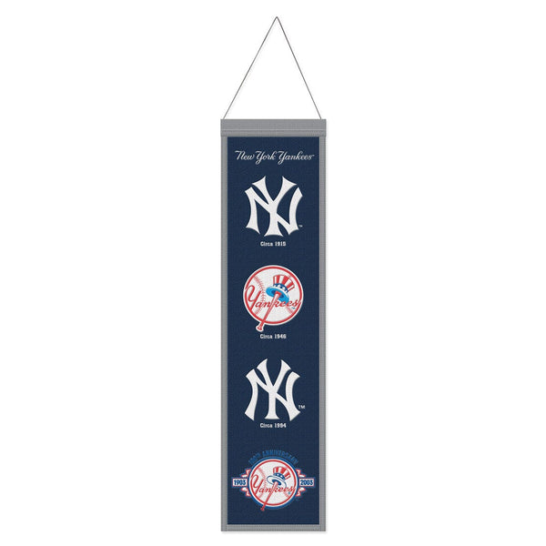 New York Yankees Wool Banner 8" x 32"