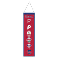 Philadelphia Phillies Wool Banner 8" x 32"