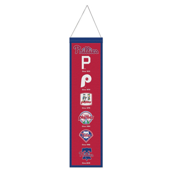 Philadelphia Phillies Wool Banner 8" x 32"