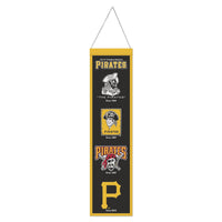Pittsburgh Pirates Wool Banner 8" x 32"