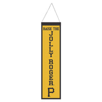 Pittsburgh Pirates Wool Banner 8" x 32"