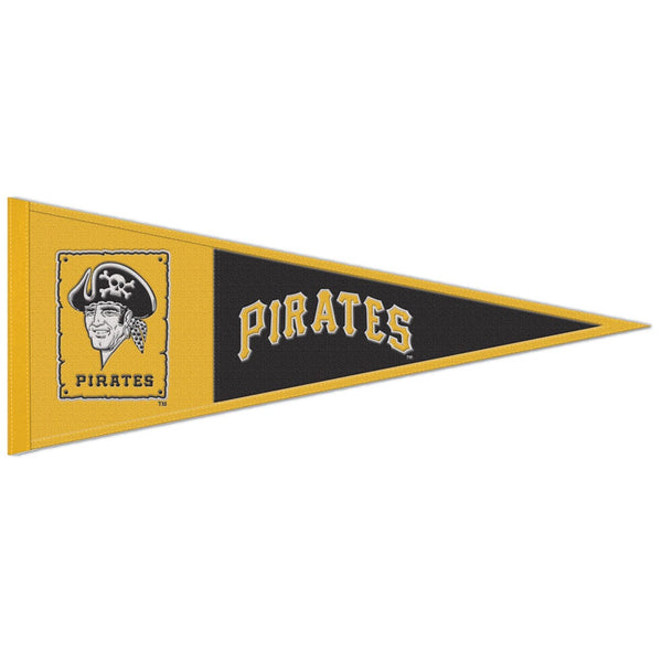 Pittsburgh Pirates / Cooperstown Wool Pennant 13" x 32"