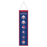 Texas Rangers Wool Banner 8" x 32"