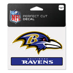 Baltimore Ravens Perfect Cut Color Decal 4.5" x 5.75"