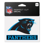 Carolina Panthers Perfect Cut Color Decal 4.5" x 5.75"