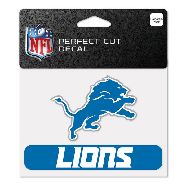 Detroit Lions Perfect Cut Color Decal 4.5" x 5.75"
