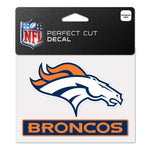 Denver Broncos Perfect Cut Color Decal 4.5" x 5.75"