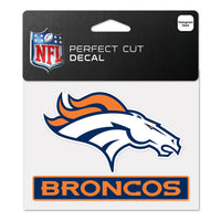 Denver Broncos Perfect Cut Color Decal 4.5" x 5.75"