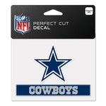 Dallas Cowboys Perfect Cut Color Decal 4.5" x 5.75"