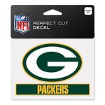 Green Bay Packers Perfect Cut Color Decal 4.5" x 5.75"